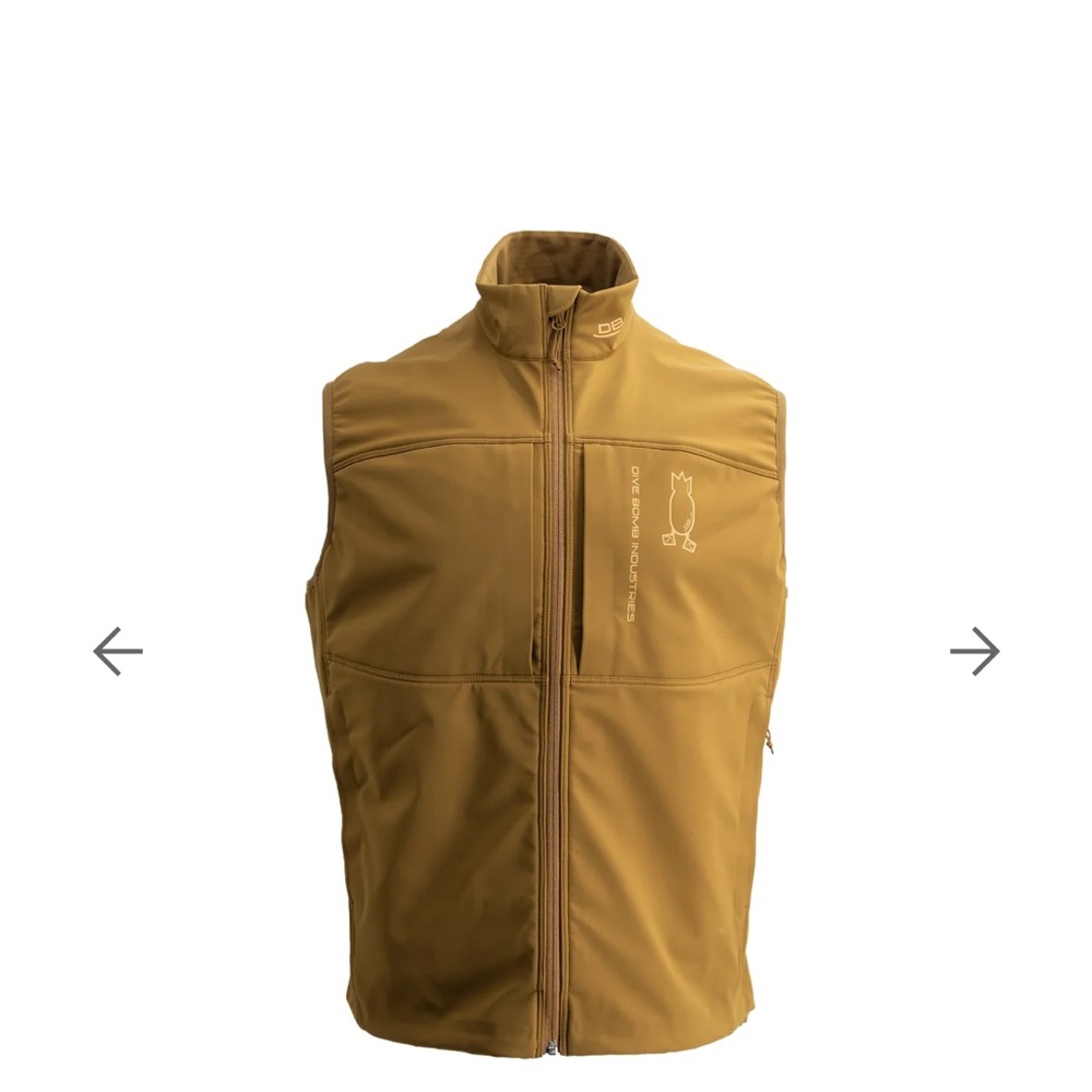 DIVE BOMB industries Outfitter hunting vest in earth tan. NWT - Picture 8 of 10